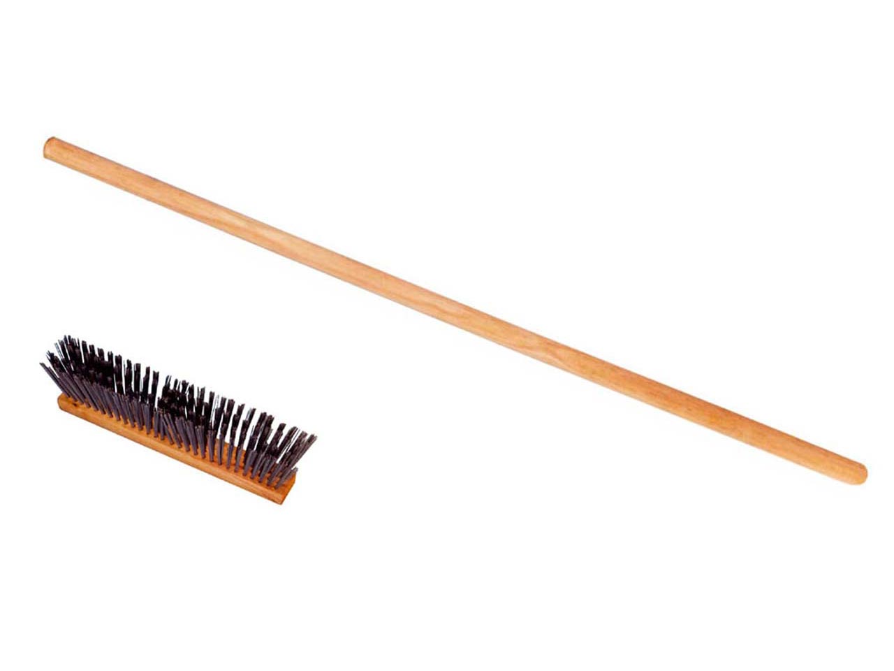 MANGO MADERA CEPILLO BARRENDERO