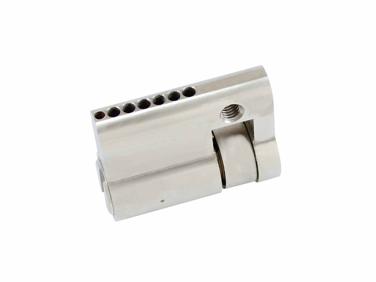 CILINDRO TECON TC5 PREMONTADO MEDIO NIQUEL-MATE R 15mm