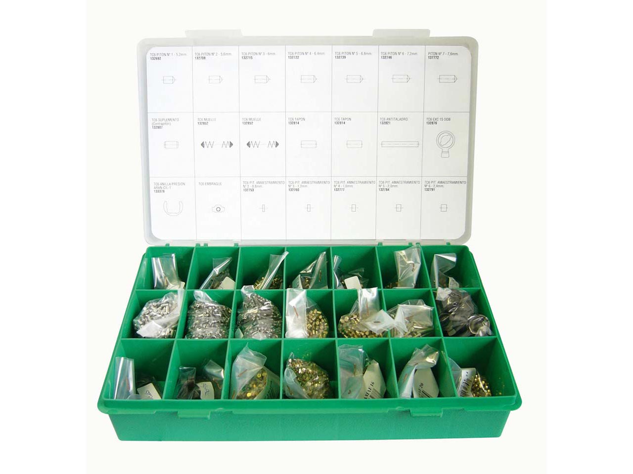 CAJA PITONES Y COMPONENTES PARA CILINDROS TECON TC5
