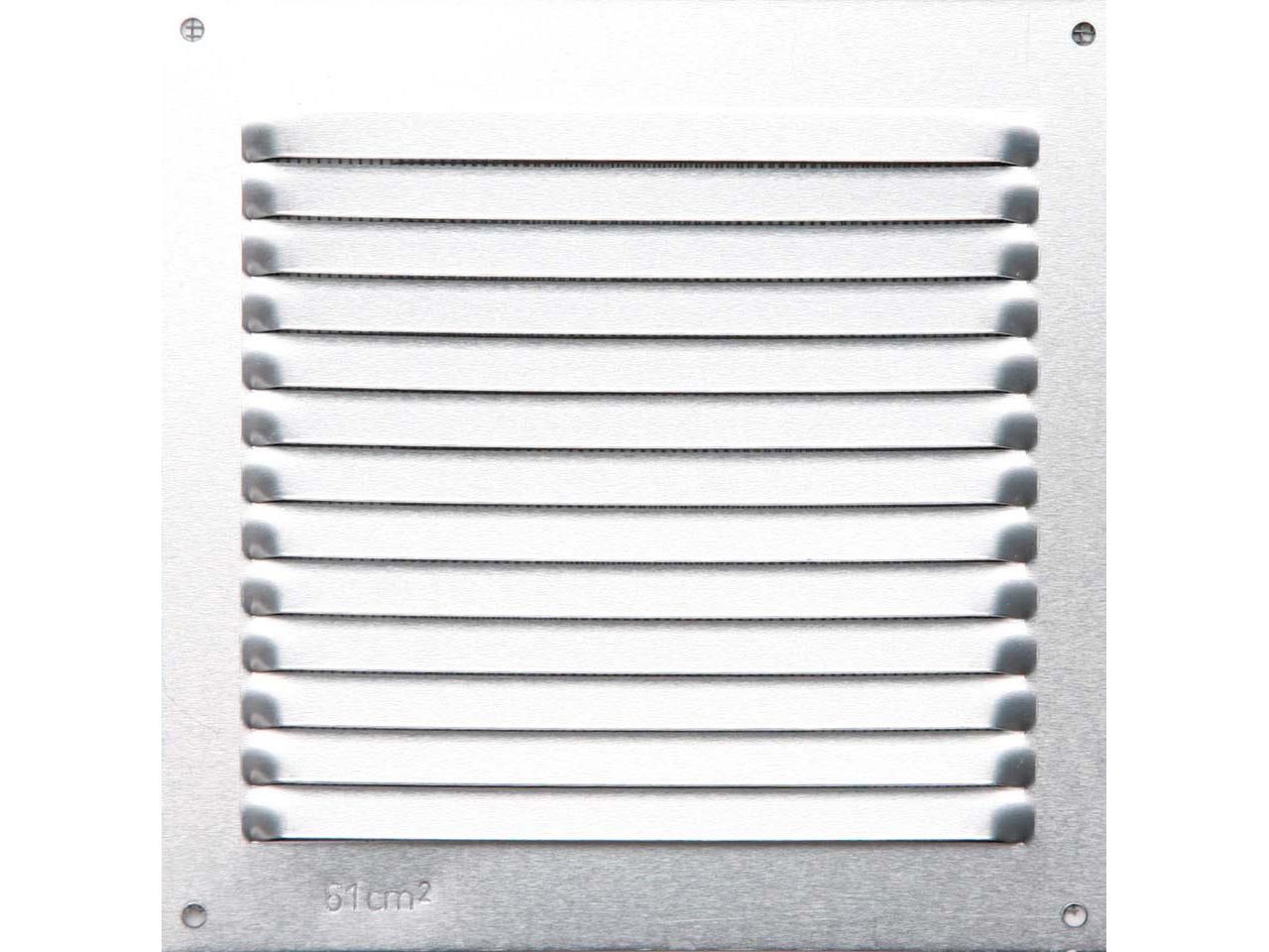 REJILLA VENTILACION ALUMINIO SIN MOSQUITERA