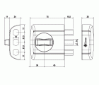 CERROJO SOBREPONER SEGURIDAD LINCE 4940 SIMPLY LATOANDO