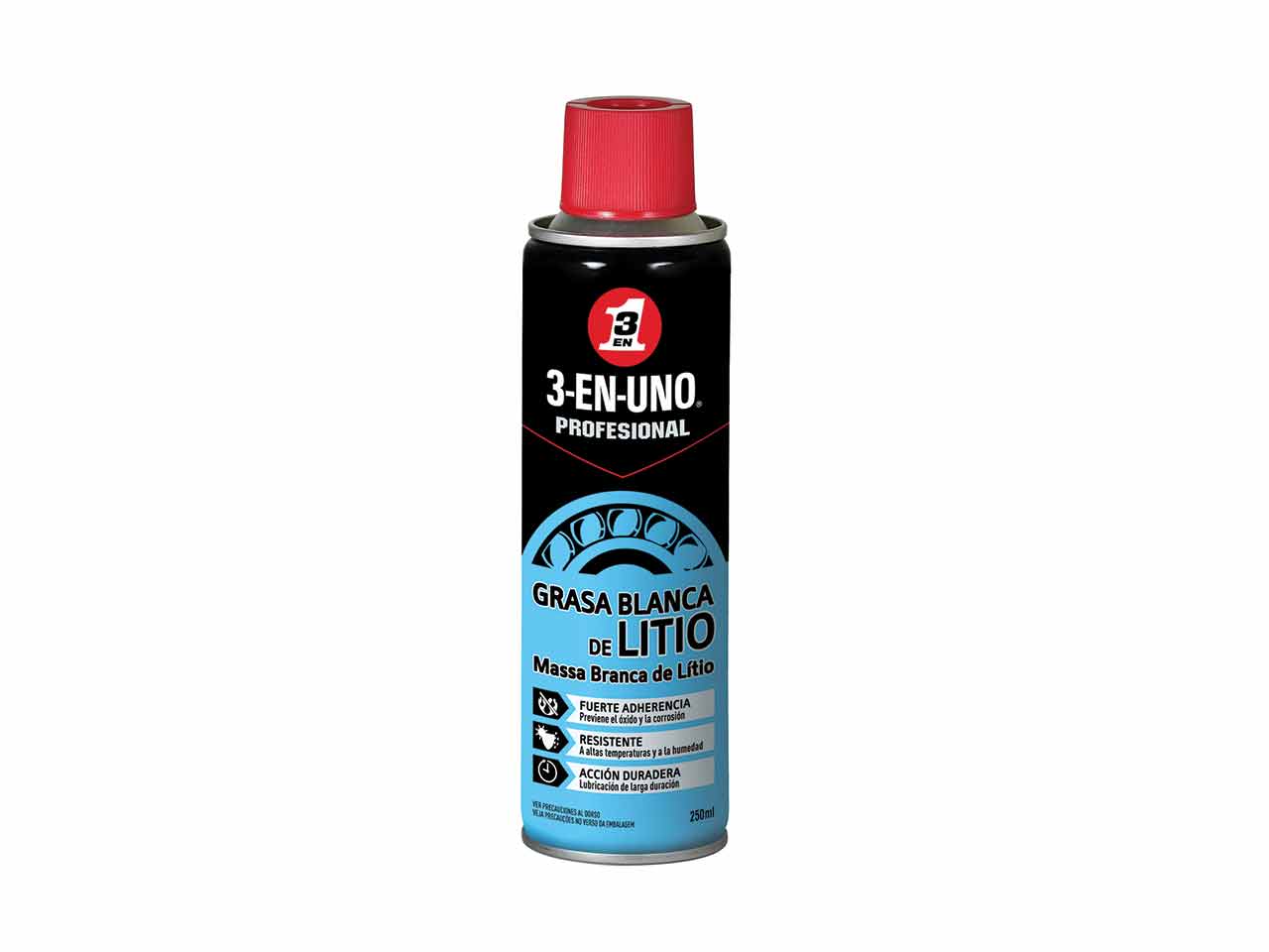 GRASA DE LITIO 3-EN-UNO SPRAY 250ml