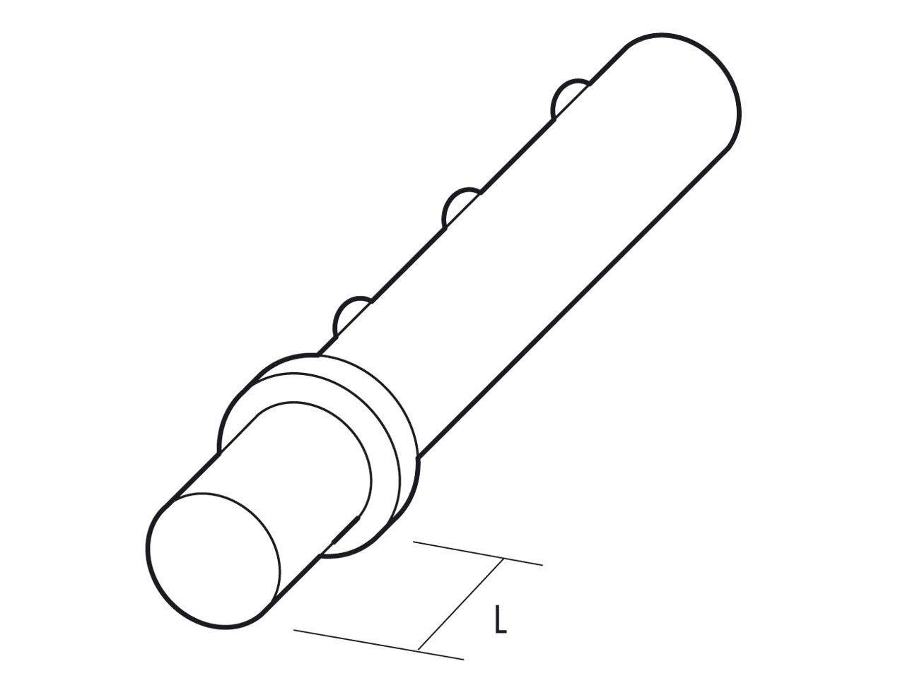 ESPIGA MACIZA PARA PERSIANAS