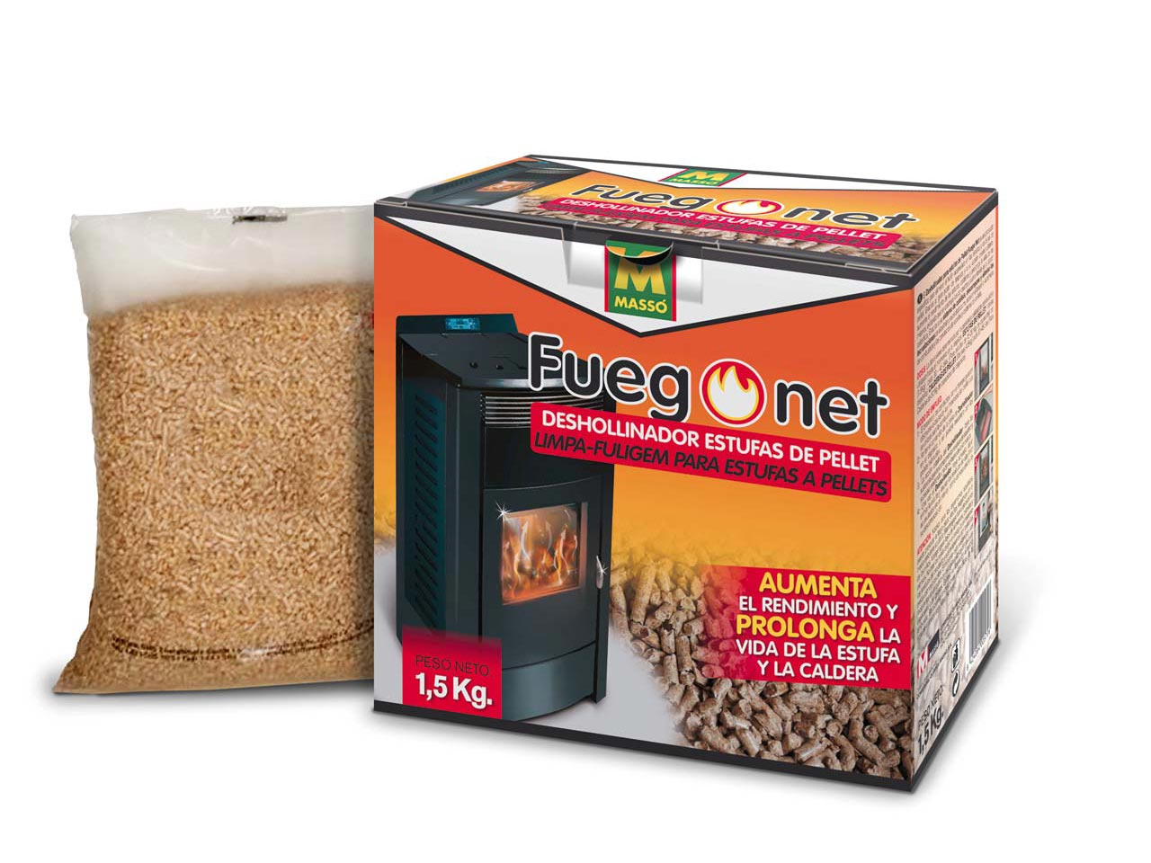 DESHOLLINADOR PARA ESTUFAS PELLET FUEGO NET