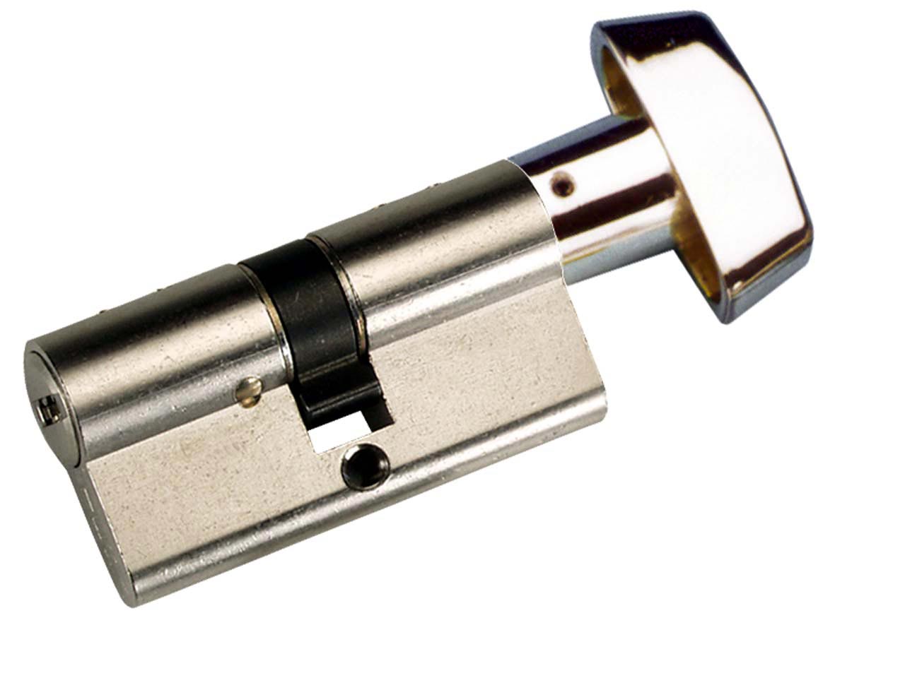 CILINDRO TECON TC8 POMO NIQUEL-MATE R 15mm