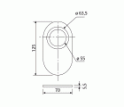 EMBELLECEDOR GUARDA LLAVE TESA EMB700 ESMALTADO