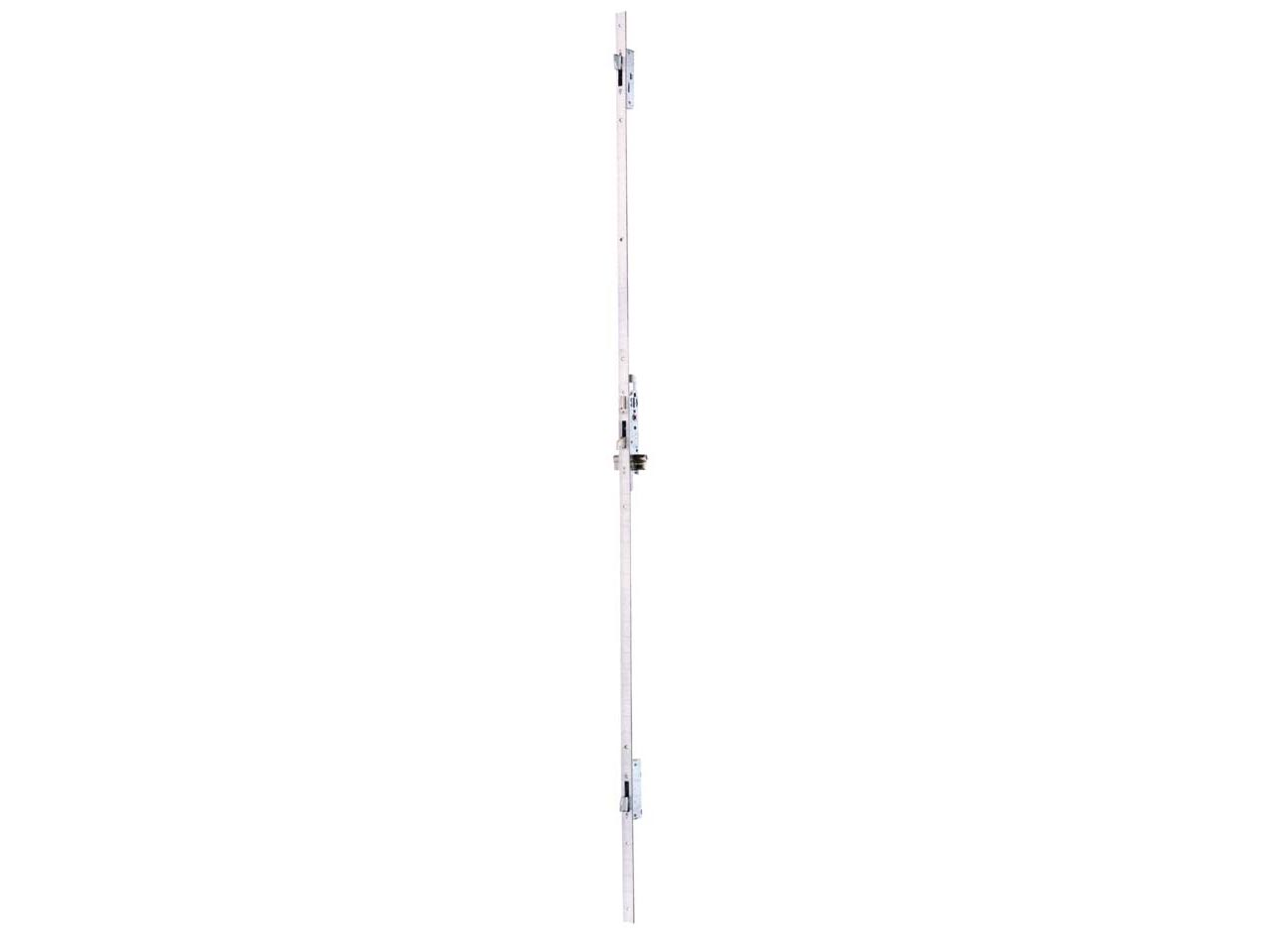 CERRADURA EMBUTIR SEGURIDAD METAL 3 PUNTOS 4230PE NIQUELADO