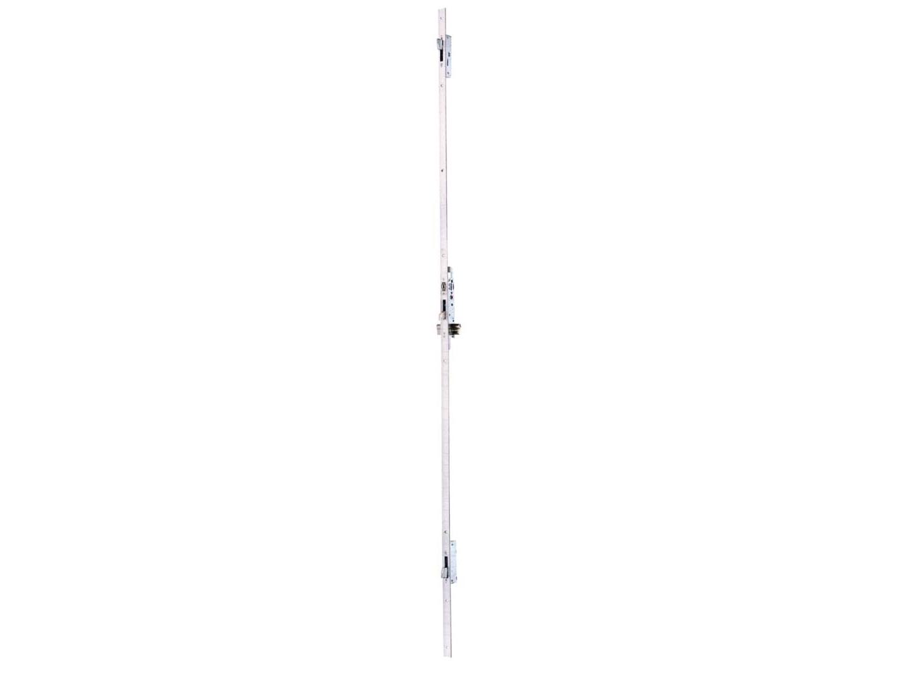 CERRADURA EMBUTIR SEGURIDAD METAL 3 PUNTOS 4236PE NIQUELADO