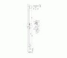 CERRADURA EMBUTIR SEGURIDAD METAL 3 PUNTOS 4236PE 25mm NIQUELADO