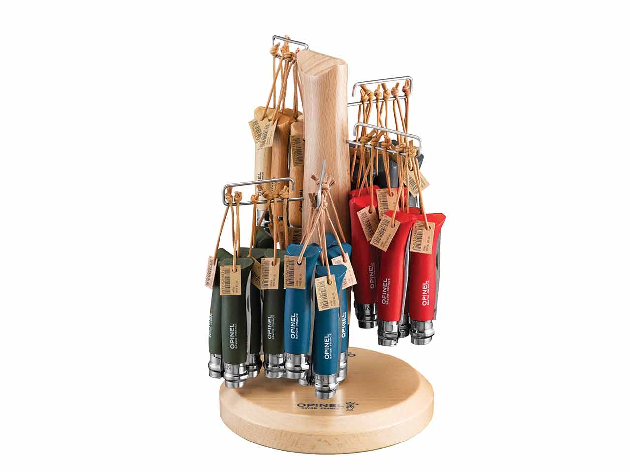 EXPOSITOR NAVAJAS OPINEL COLORES Nº 08 - 8,5cm 60uds COLORAMA
