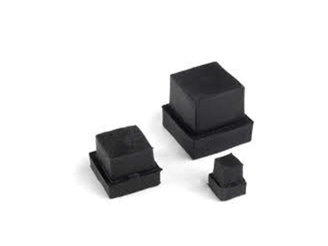 CONTERA GOMA CUADRADA NEGRA