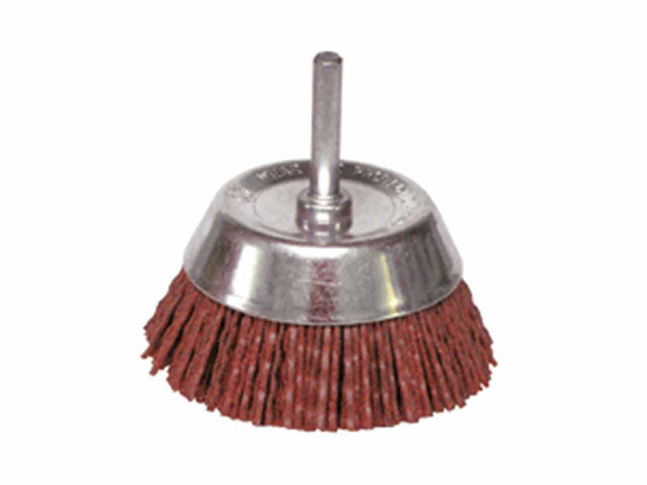 CEPILLO CONICO LEMAN NYLON CON VASTAGO 6mm