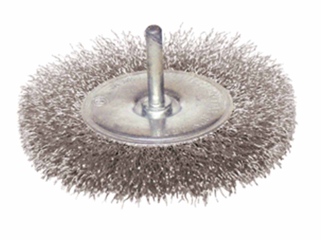 CEPILLO CIRCULAR LEMAN ACERO ONDULADO CON VASTAGO 6mm