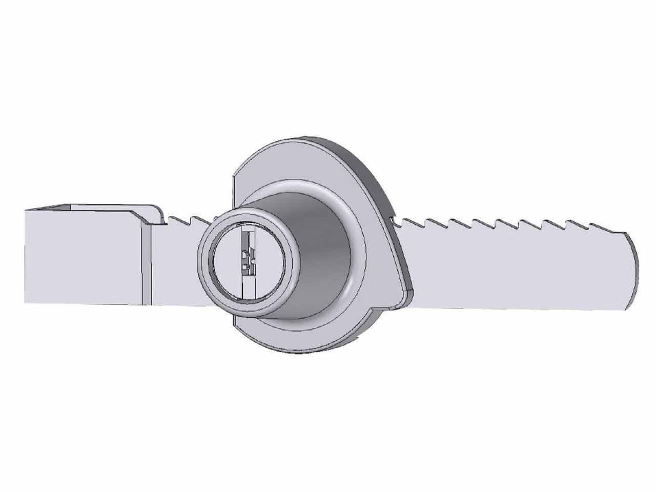 CERRADURA AGA CORREDERA 354 110mm VITRINA CRISTAL