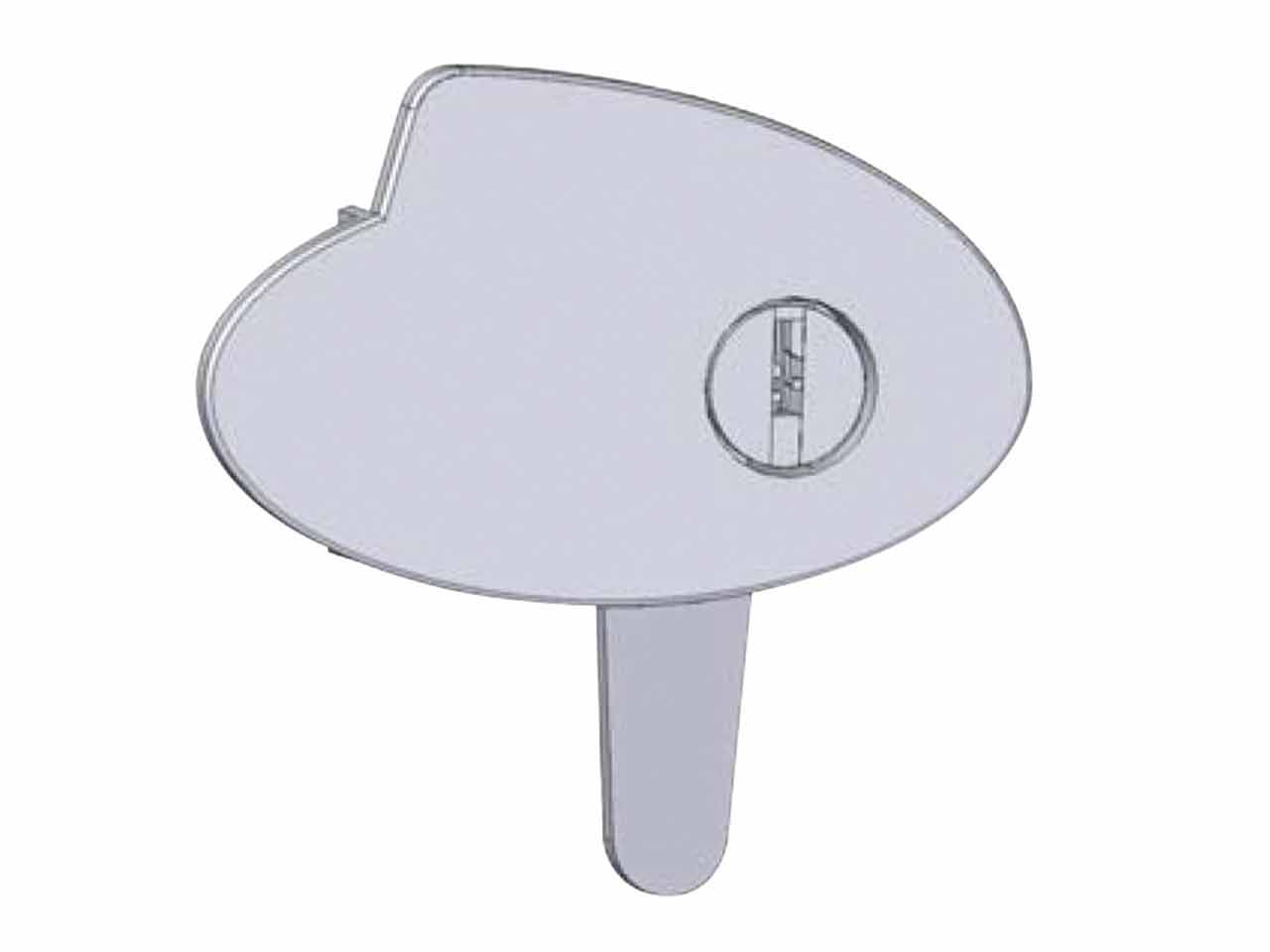 CERRADURA AGA MUEBLE CRISTAL LENGUETA 356