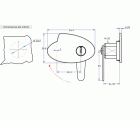 CERRADURA AGA MUEBLE CRISTAL LENGUETA 356
