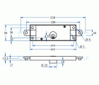 CERRADURA AGA 180 PUERTAS ENROLLABLES / BASCULANTES