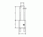 CANDADO AZBE - YALE REGULABLE
