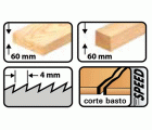 HOJA SIERRA CALAR LEMAN MADERA BLANDA 75mm