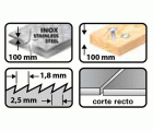 HOJA SIERRA CALAR LEMAN METAL DURO110mm