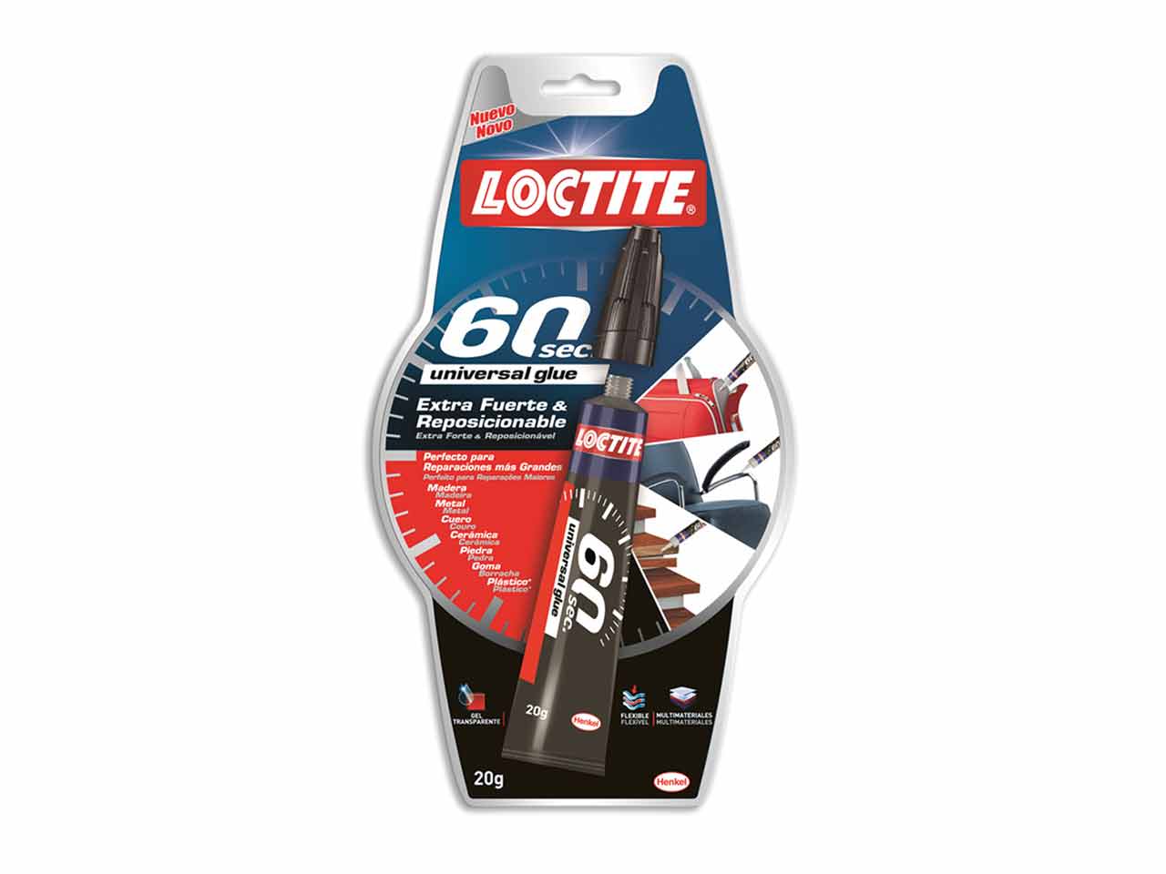 PEGAMETO INSTANTANEO LOCTITE 60 SEGUNDOS 20gr