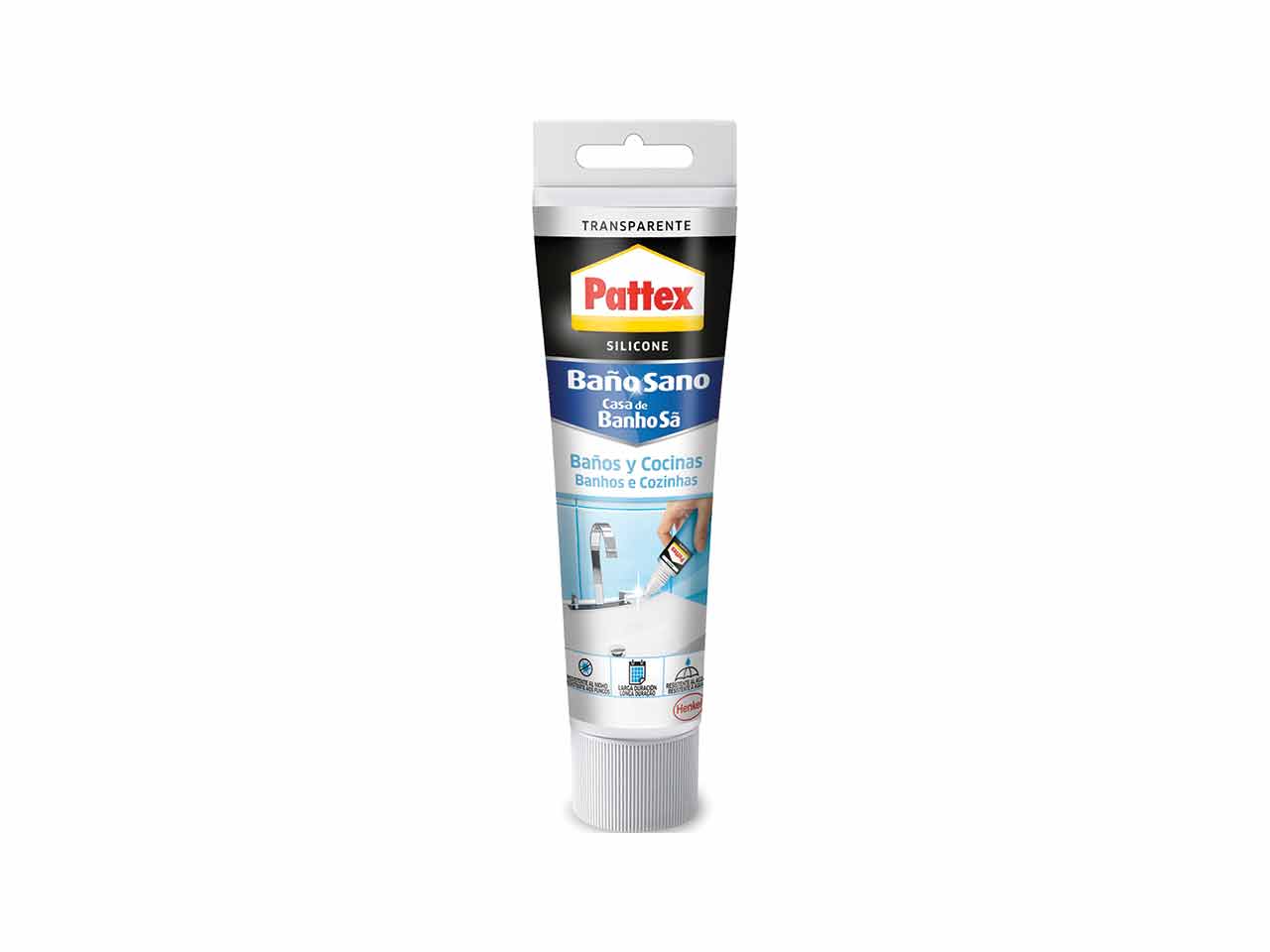 SILICONA BAÑOS Y COCINAS PATTEX 50ml