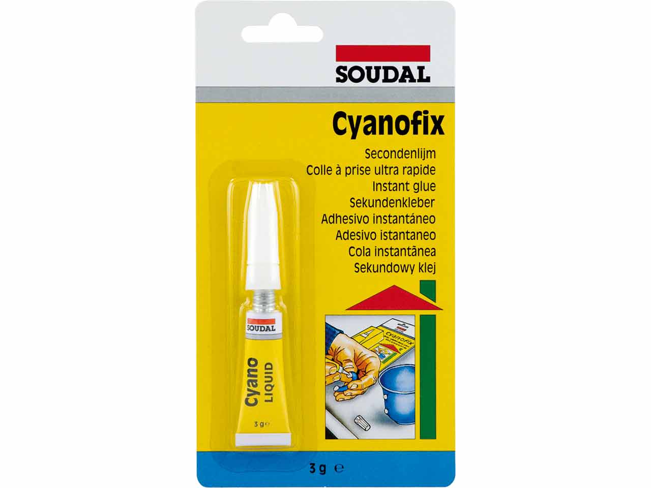 ADHESIVO DE CIANOCRILATO SOUDAL 3gr