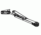 BRAZO CIERRAPUERTAS DORMAKABA TS-71 RETENEDOR PLATA