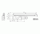 CIERRA PUERTAS SISTEMA GUIA TS-93 SIN BRAZO NEGRO