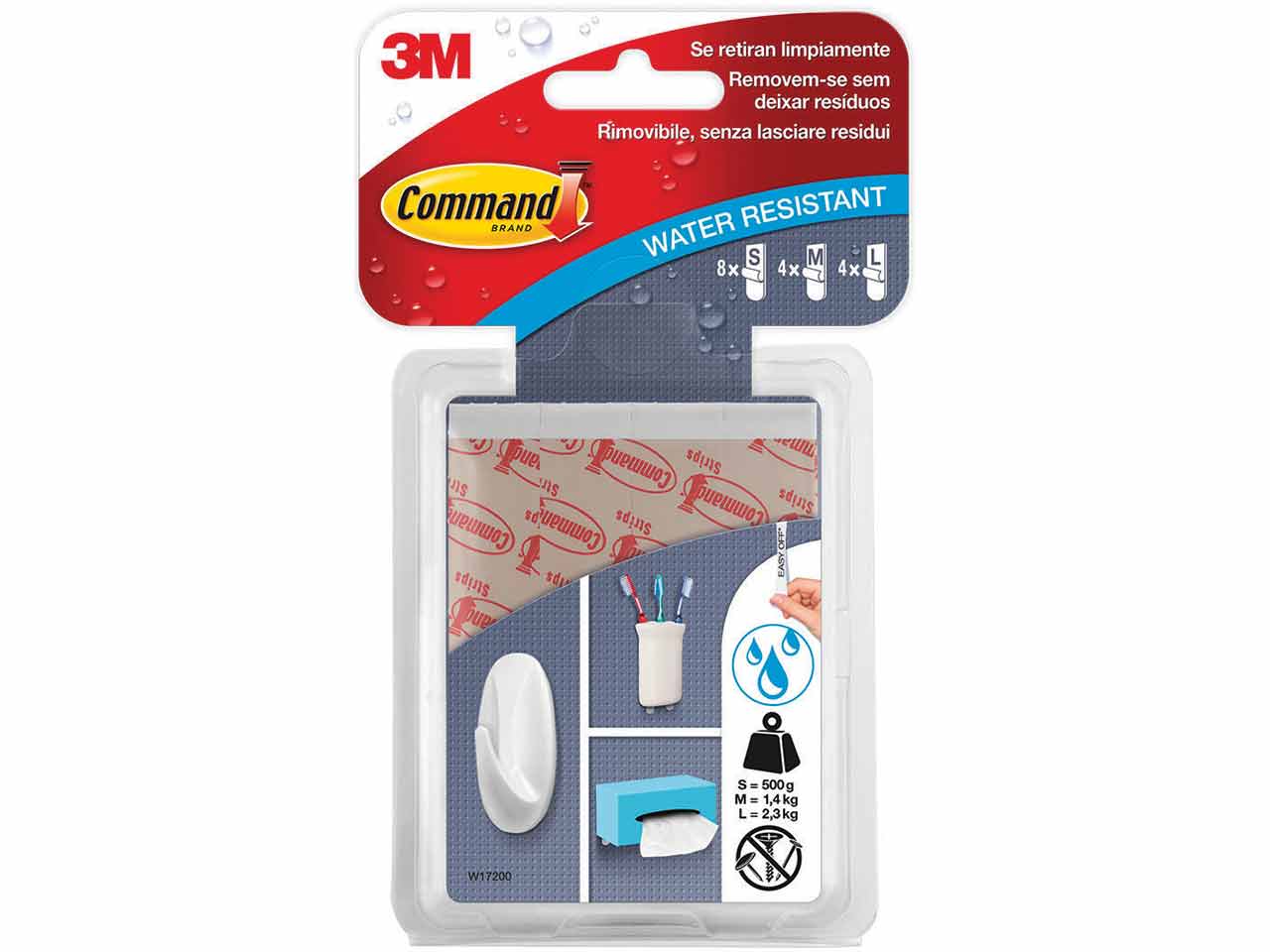 TIRAS COMMAND RESISTENTES AL AGUA SURTIDAS (8S+4M+4L)