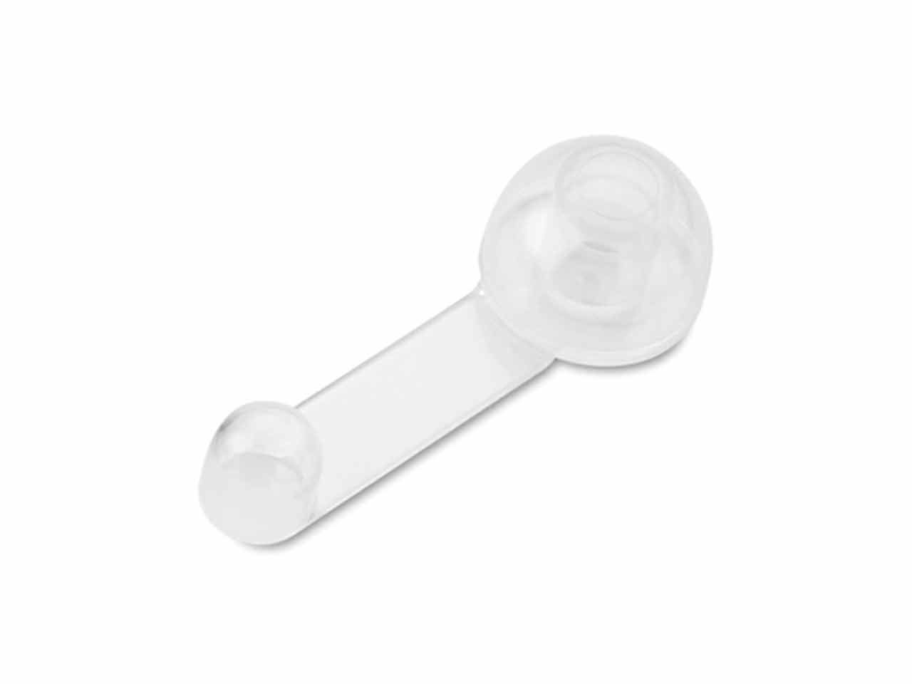 TOPE RETENEDOR ADHESIVO GIRATORIO PUERTA TRANSPARENTE