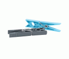 PINZA ROPA PLASTICO GRANDE 30 UNIDADES + CESTA