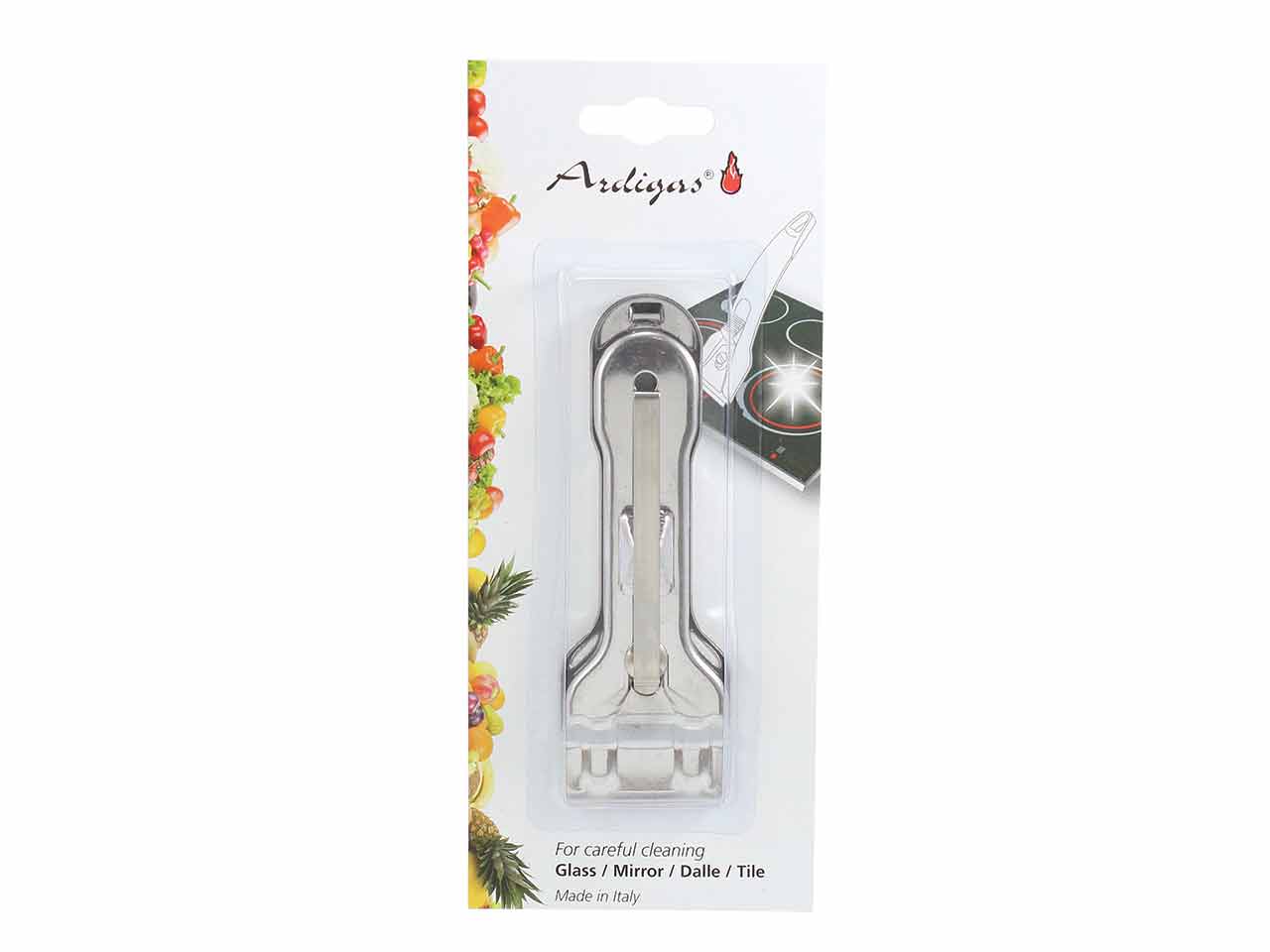 RASQUETA INOXIDABLE PARA PLACA VITROCERAMICA ARDIGAS