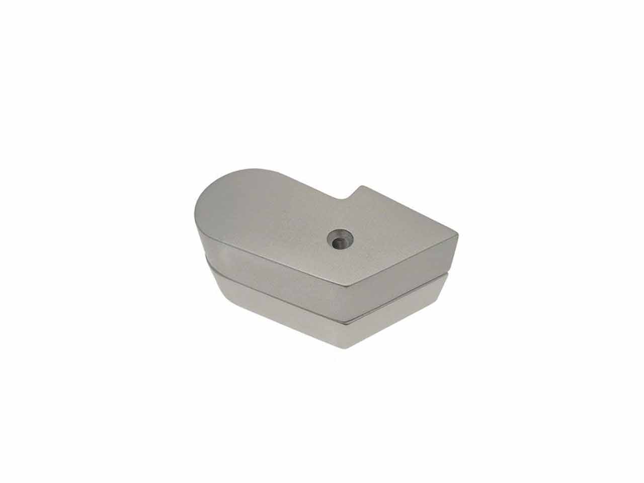 JUEGO EMBELLECEDOR SUPERIOR CIERRAPUERTAS ALUMINIO BTS PLATA