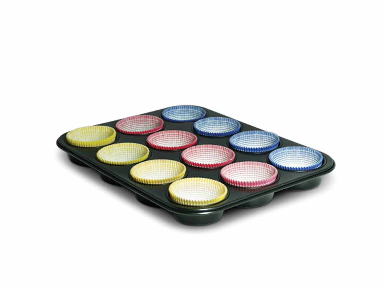 MOLDE GARDENIA 12 CUPCAKES + 60 CAPSULAS