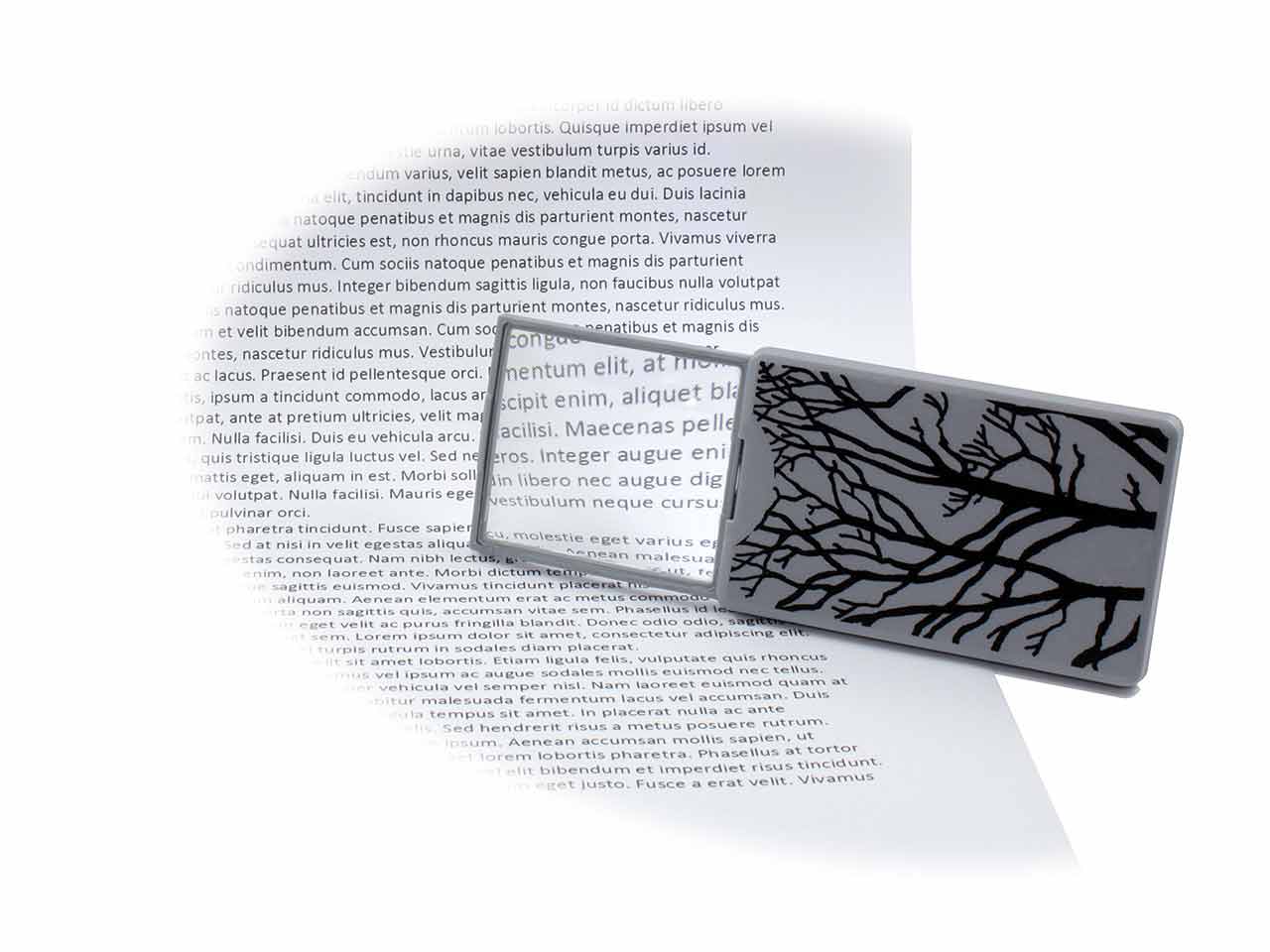 LUPA MOLLER CON LUZ 90x55mm