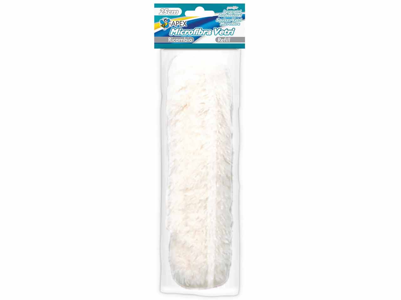 REPUESTO LIMPIA CRISTALES MICROFIBRA APEX 25cm
