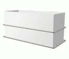 CESTO BAÑO COMMAND 24x11x11 MIXTO NIQUEL+BLANCO
