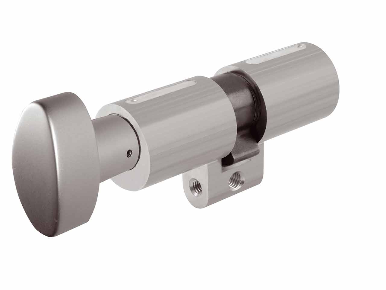 CILINDRO TECON TC6 PERFIL SUIZO NIQUEL-MATE LEVA R 15mm BOTÓN
