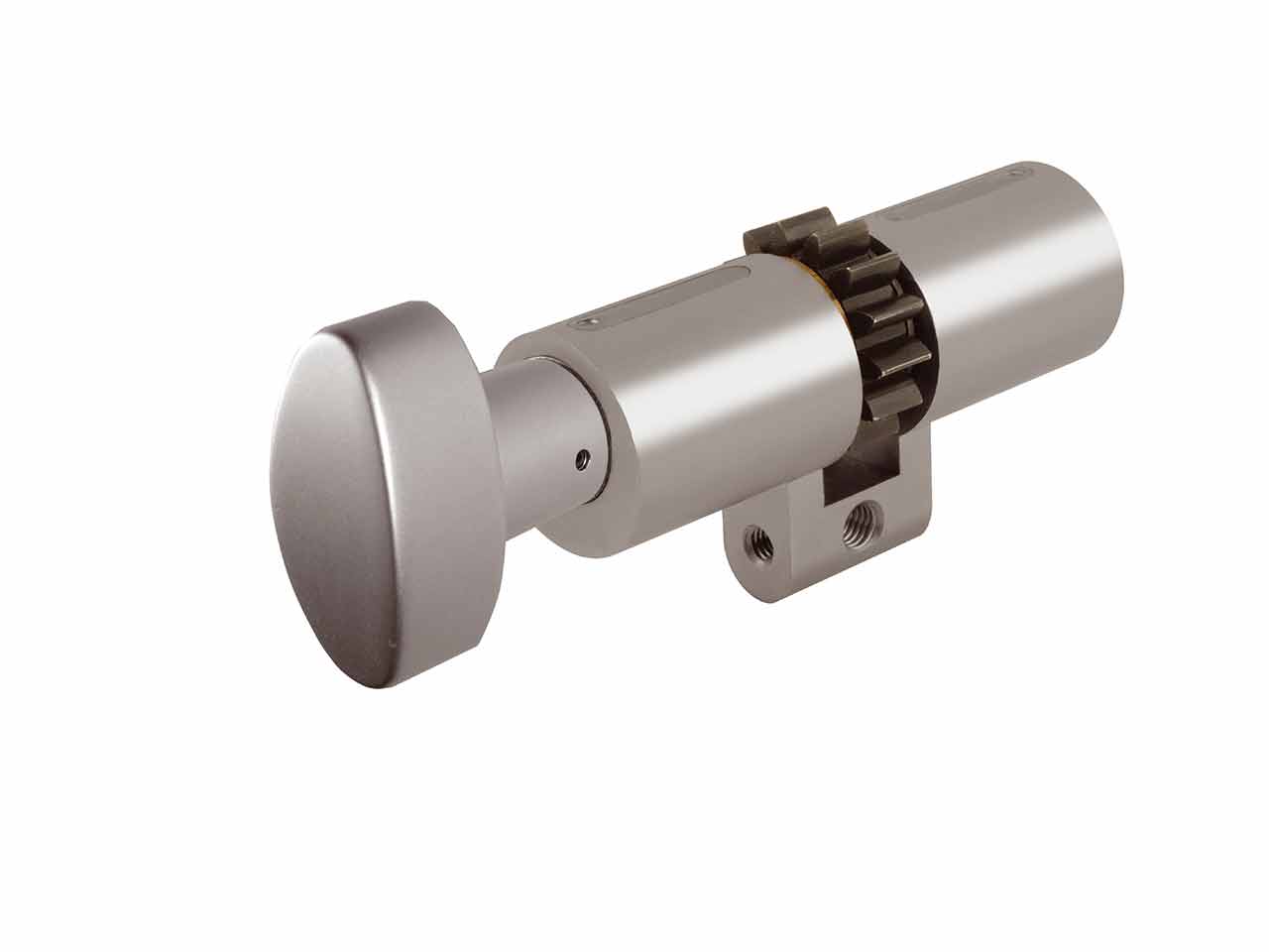 CILINDRO TECON TC6 PERFIL SUIZO NIQUEL-MATE R 14 DIENTES BOTÓN