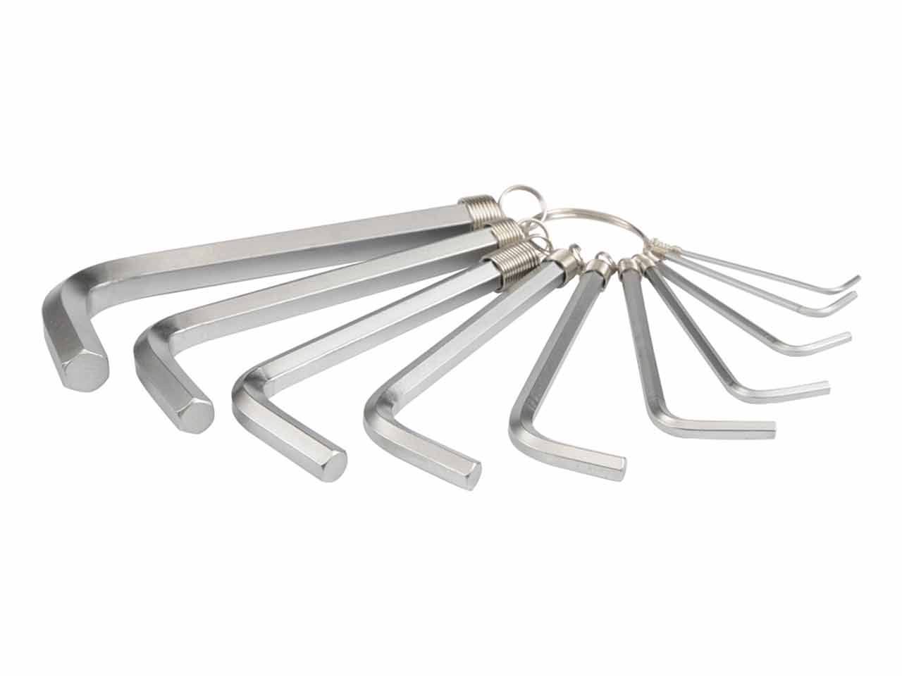 JUEGO DE 10 LLAVES ALLEN CON ANILLA YATO