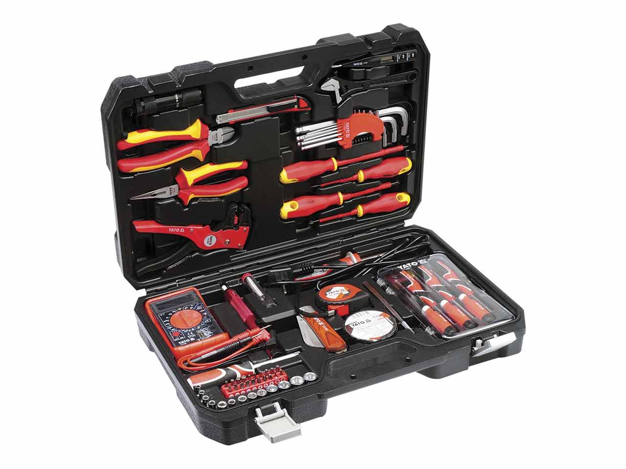 JUEGO 68 HERRAMIENTAS PARA ELECTRICISTA YATO