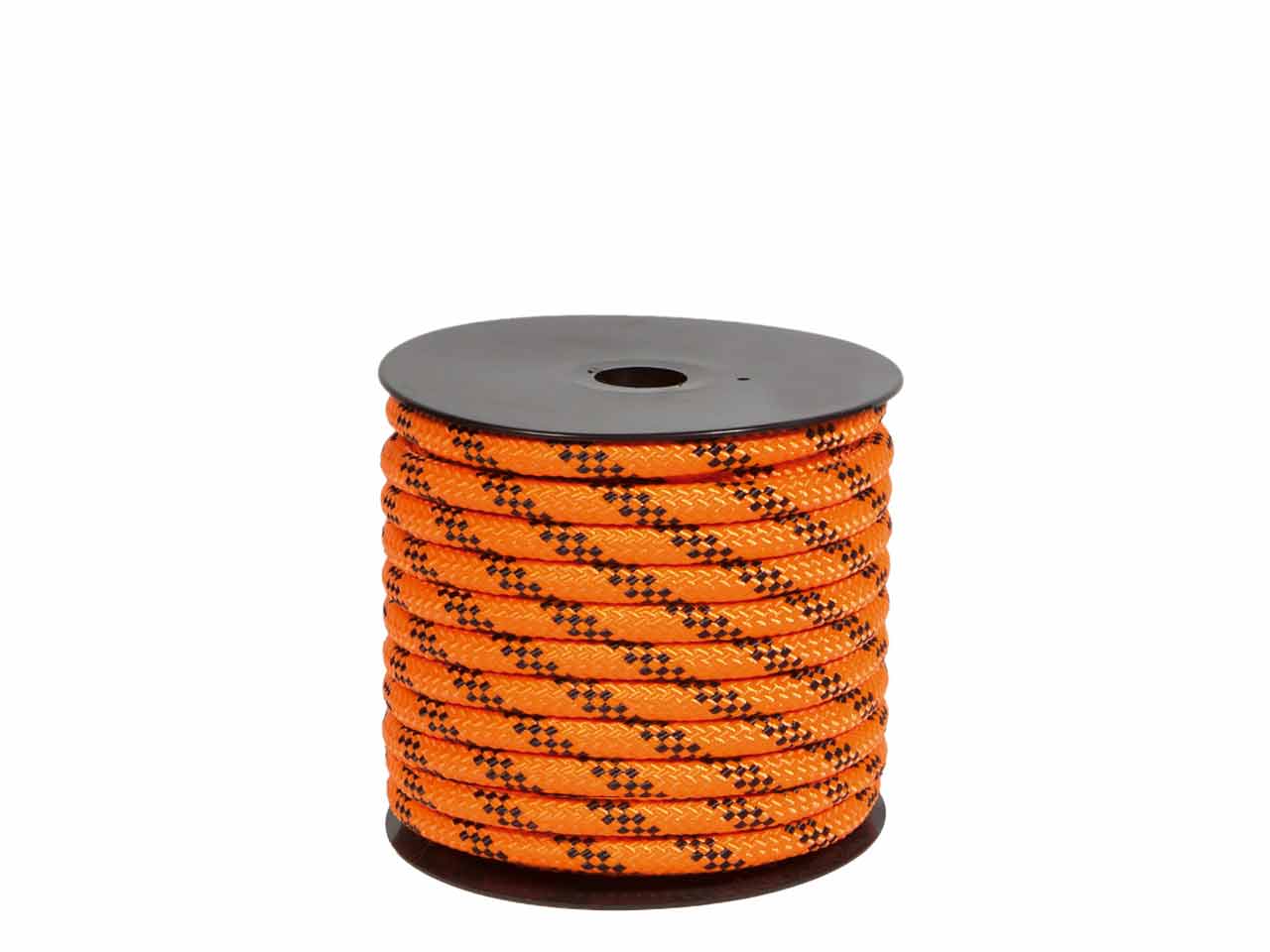 CARRETE CUERDA NYLON TAKEN NARANJA FLUORESCENTE-NEGRO