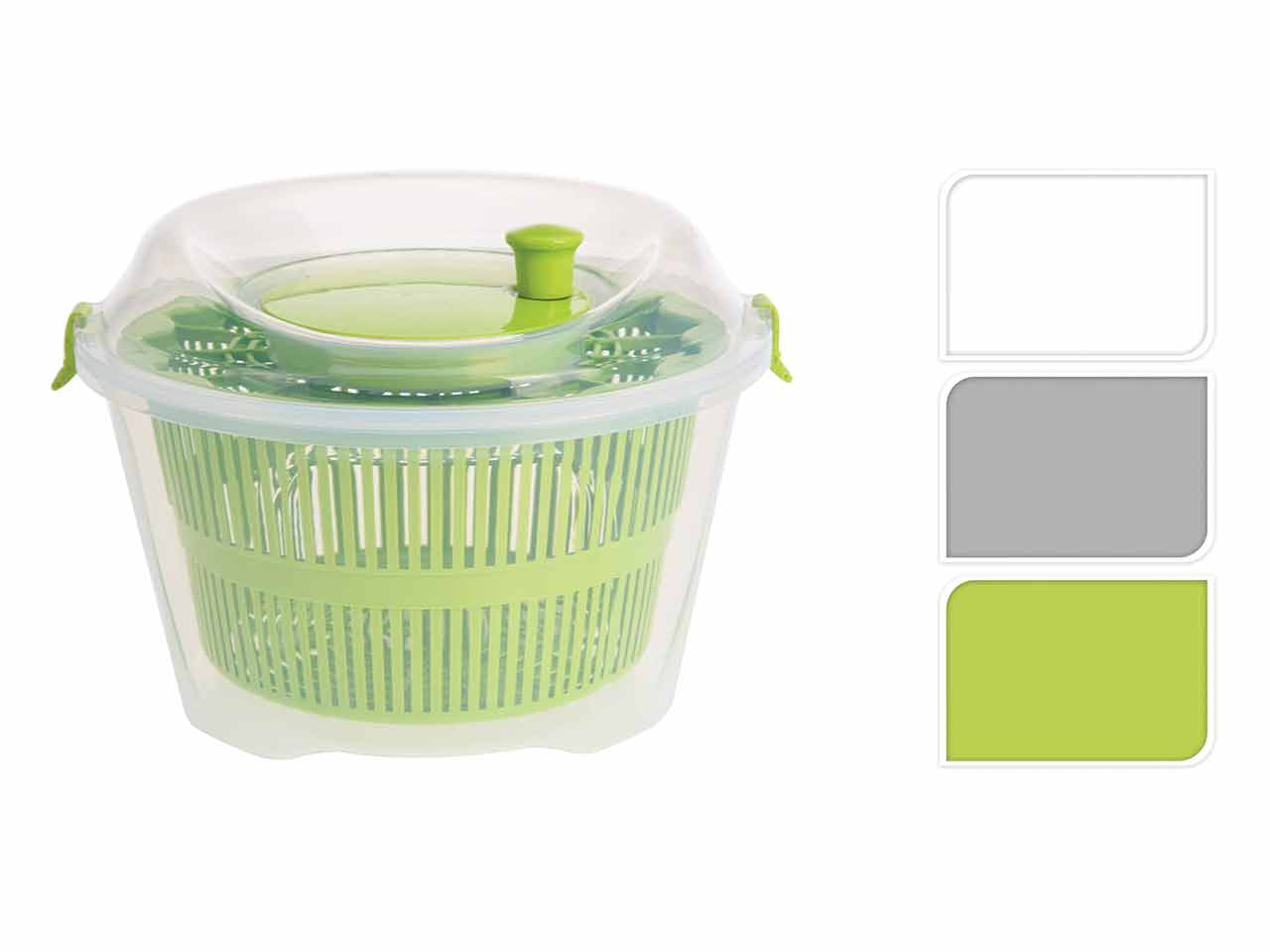 CENTRIFUGADORA COCINA GRIS/BLANCO/VERDE