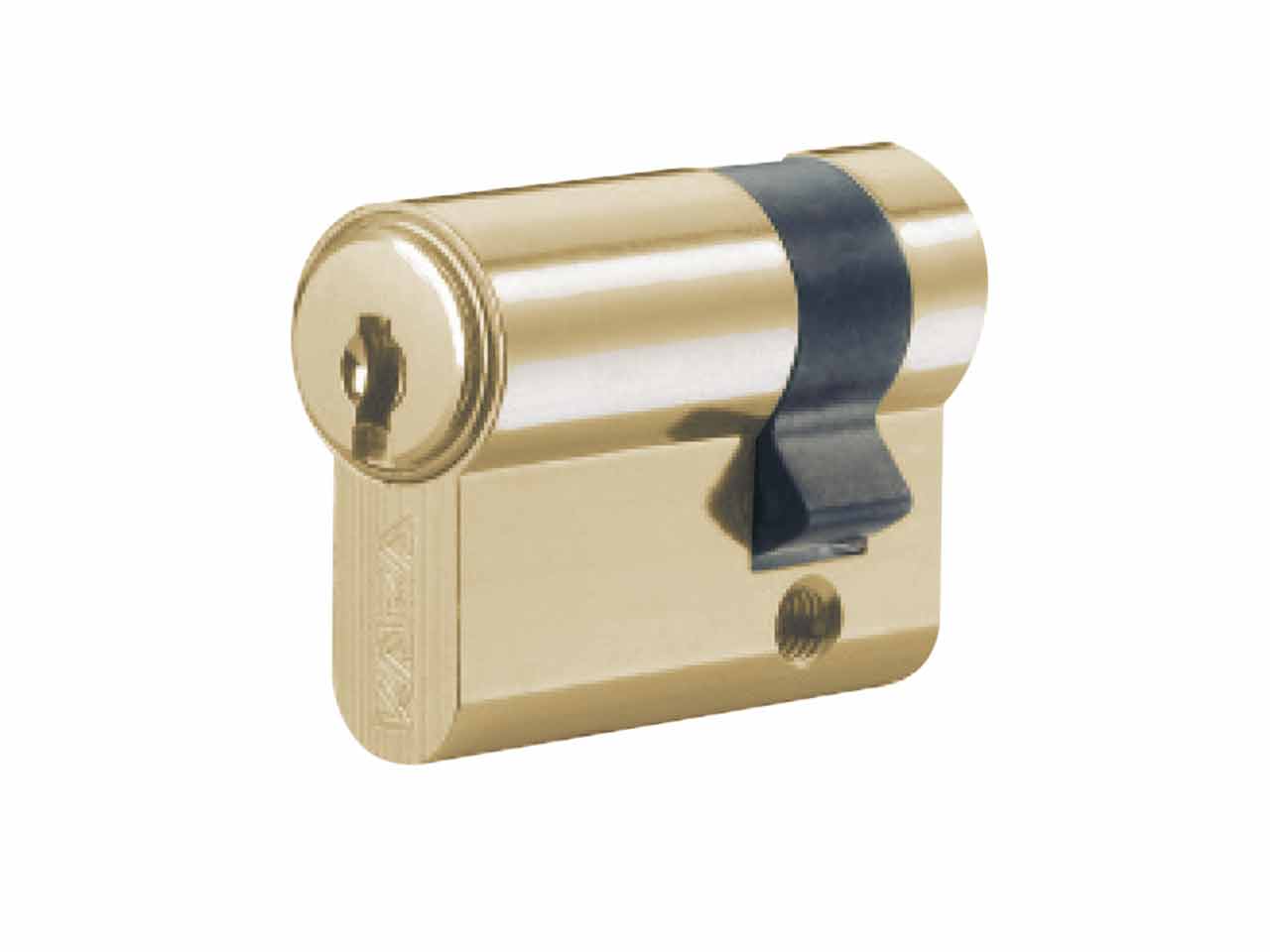 CILINDRO SEGURIDAD DORMAKABA ENTRO LATÓN MEDIO MS R 15mm