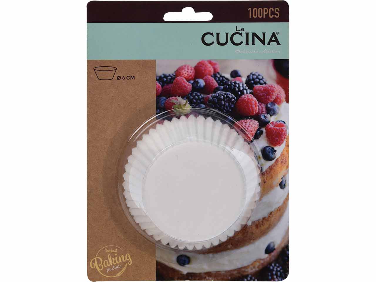 CAPSULAS DE PAPEL PARA MUFFINGS 100Uds 105 mm