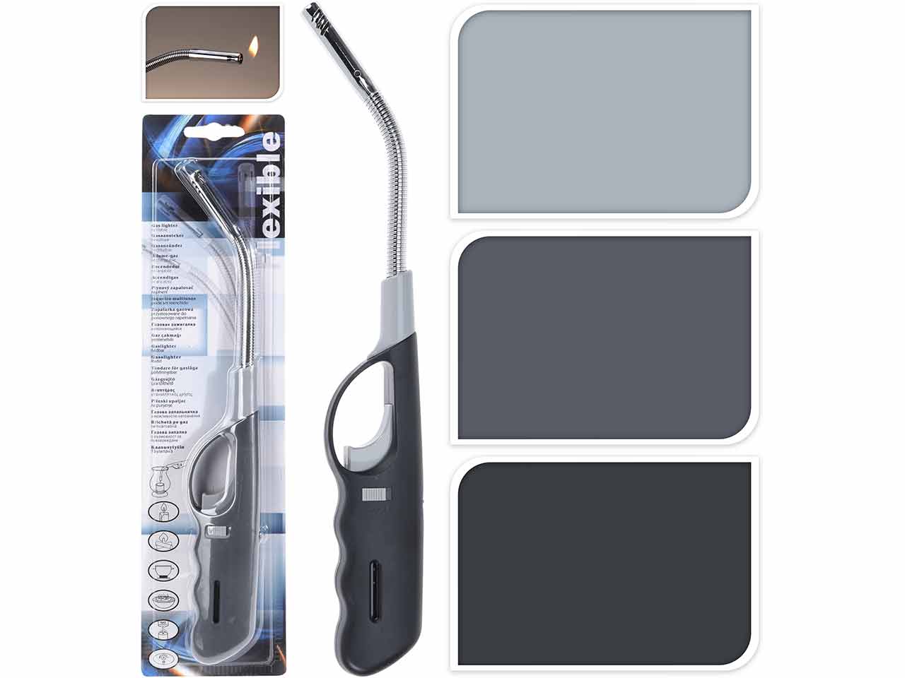 ENCENDEDOR FLEXIBLE DE GAS RECARBABLE