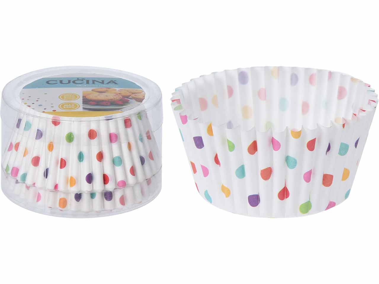 CAPSULAS DE PAPEL PARA MUFFINGS CON DISEÑO 60Uds