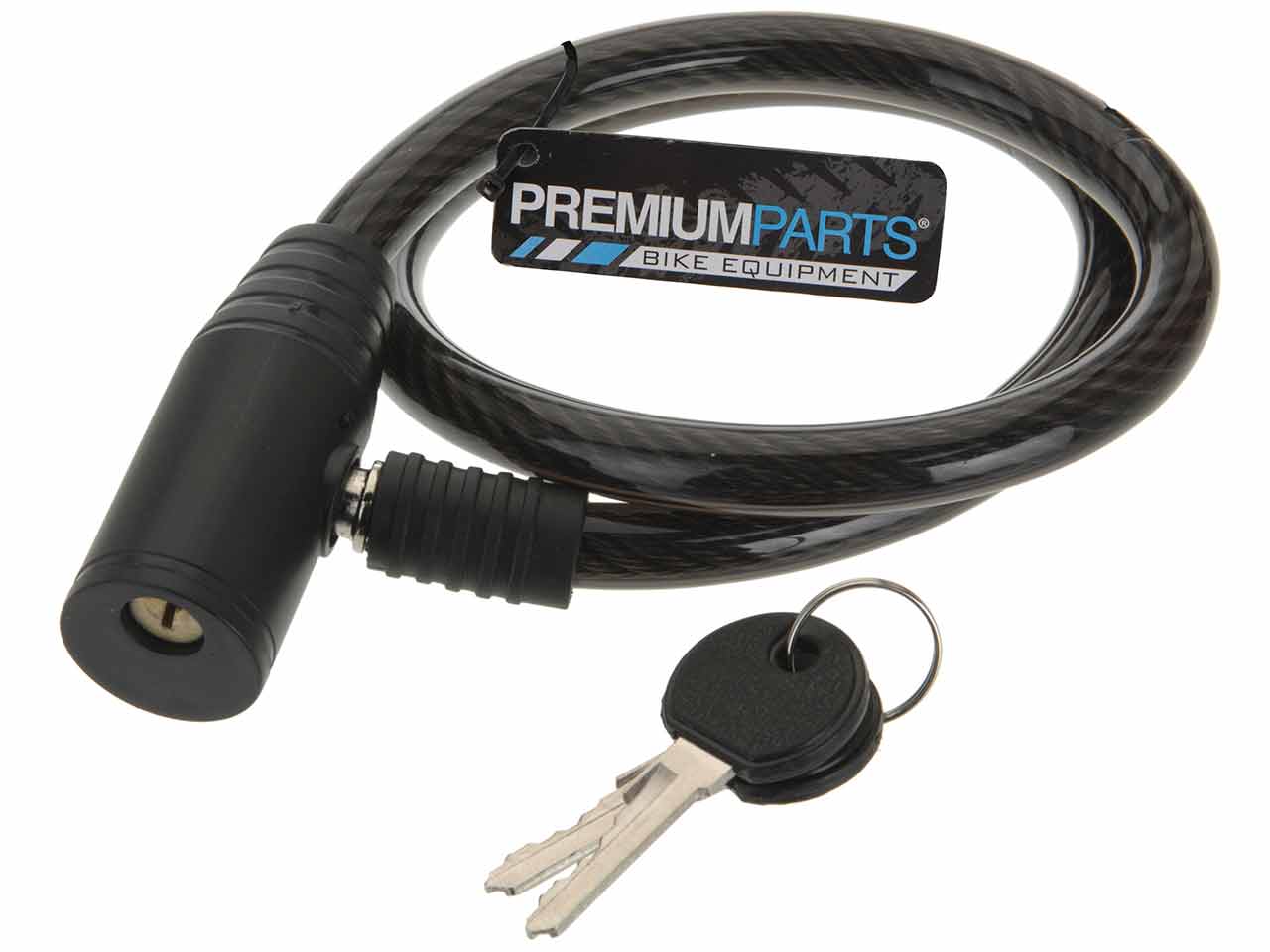 CANDADO PARA BICICLETA CON 2 LLAVES 65cm