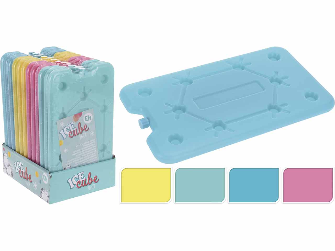 BLOQUE HIELO REUTILIZABLE 25x14x1cm 350 gr
